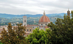 Blick auf den Dom in Florenz